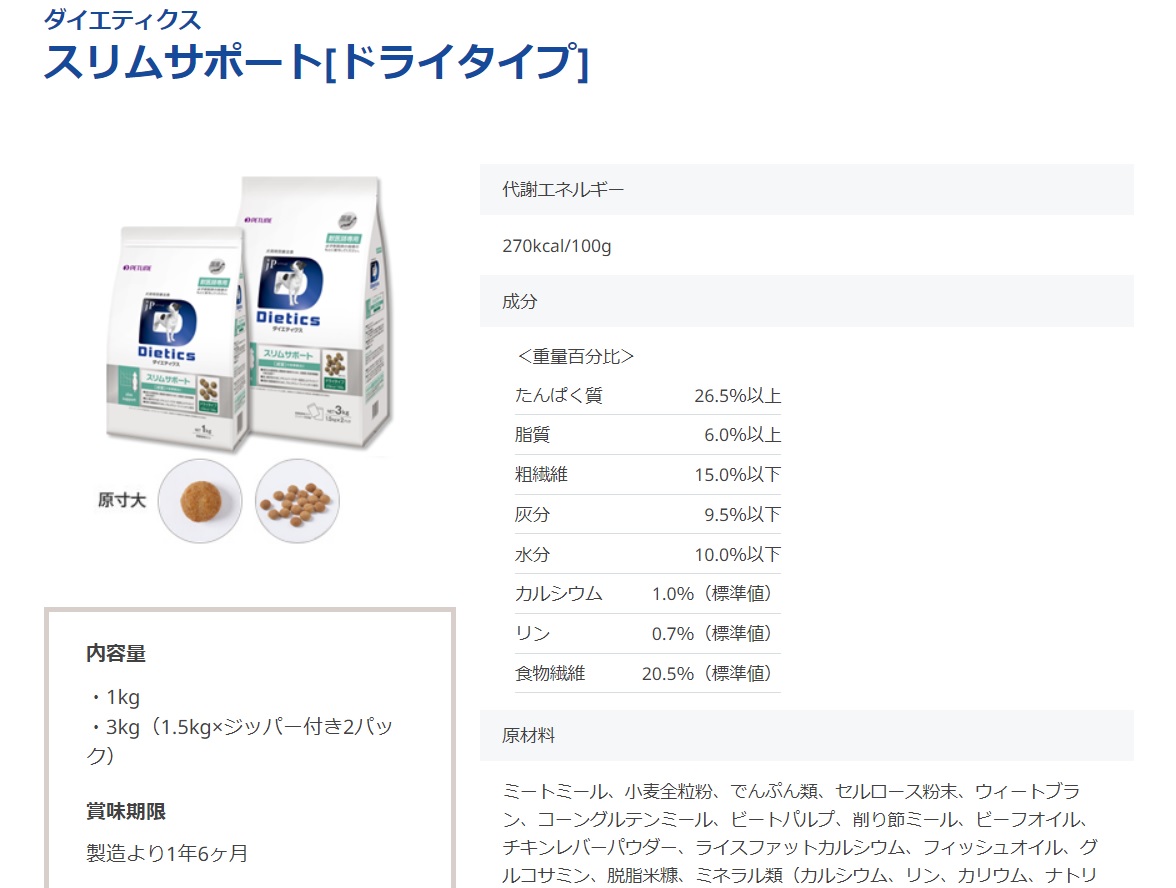 減量におすすめのフード - はら動物病院